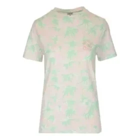 Daisy Printing Short Sleeve Pink S6109011Si-7238