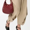 Diamond Hobo Bag in Calfskin