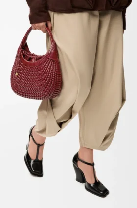 Diamond Hobo Bag in Calfskin
