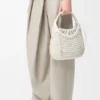 Diamond Hobo Bag in Calfskin
