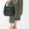 Diamond Hobo Bag in Calfskin