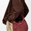 Diamond Hobo Bag in Calfskin