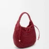 Diamond Hobo Bag in Calfskin