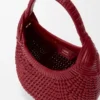 Diamond Hobo Bag in Calfskin