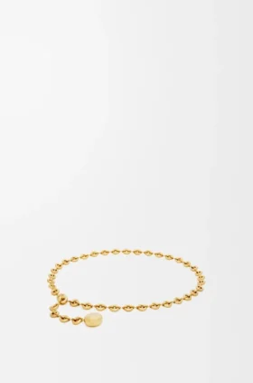 Donut Chain Belt in Brass