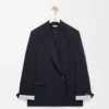 Double-Breasted Jacket in Wool Blend