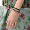 Double Wrap Loewe Bracelet in Calfskin