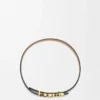 Double Wrap Loewe Bracelet in Calfskin