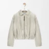 Draped Jacket in Cotton