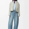 Draped Jacket in Cotton