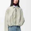Draped Jacket in Cotton