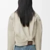 Draped Jacket in Cotton