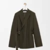 Draped Jacket in Wool