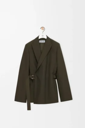 Draped Jacket in Wool Draped Jacket in Wool