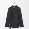 Draped Jacket in Wool