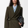 Draped Jacket in Wool