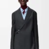 Draped Jacket in Wool