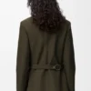 Draped Jacket in Wool