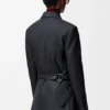 Draped Jacket in Wool