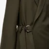 Draped Jacket in Wool