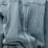 Draped Shirt in Denim Draped Shirt in Denim