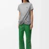 Draped T-Shirt in Cotton