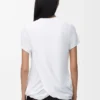 Draped T-Shirt in Cotton