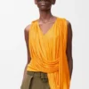 Draped Top in Viscose