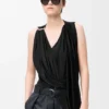 Draped Top in Viscose
