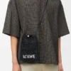 Drawstring Pocket in Raffia