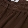 Drawstring Shorts in Suede Goatskin Drawstring Shorts in Suede Goatskin