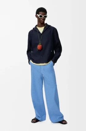 Drawstring Trousers in Cotton