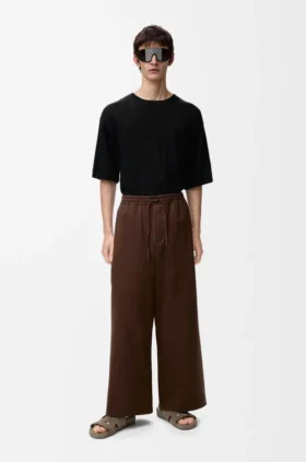 Drawstring Trousers in Cotton