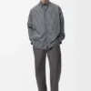 Drawstring Trousers in Cotton and Silk Drawstring Trousers in Cotton and Silk