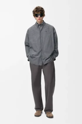 Drawstring Trousers in Cotton and Silk