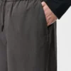 Drawstring Trousers in Cotton and Silk Drawstring Trousers in Cotton and Silk