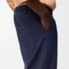 Drawstring Trousers in Cotton Blend