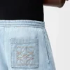 Drawstring Trousers in Denim