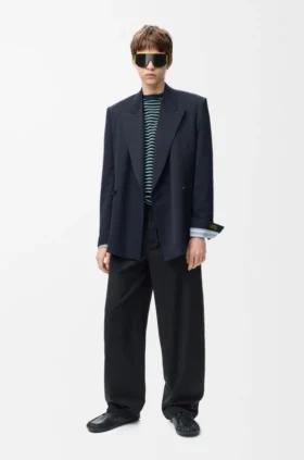 Drawstring Trousers in Wool