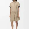 Dress in Cotton and Silk
