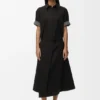 Dress in Cotton and Silk