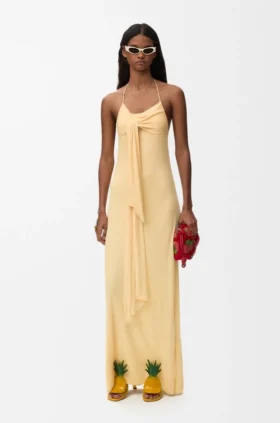 Dress in Crepe Viscose
