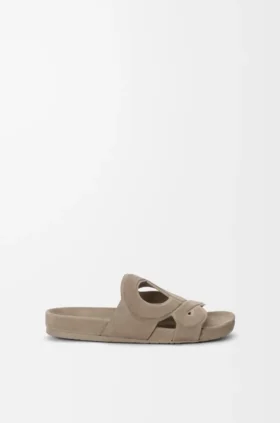 Ease Monogram Slide in Suede