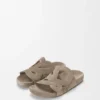 Ease Monogram Slide in Suede