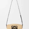 Eclipse Pochette in Raffia and Calfskin