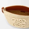 Eclipse Pochette in Raffia and Calfskin