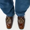 Edge Loafer Mule in Brushed-Off Calfskin Edge Loafer Mule in Brushed-Off Calfskin