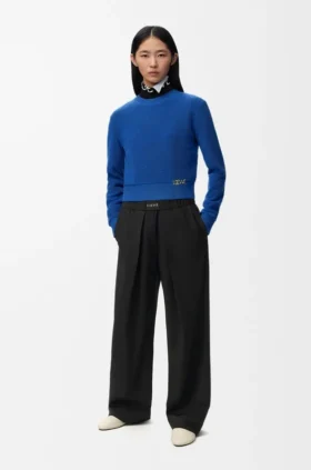 Elasticated Trousers in Wool Elasticated Trousers in Wool