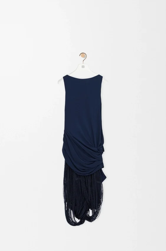 Embellished Dress in Viscose Embellished Dress in Viscose