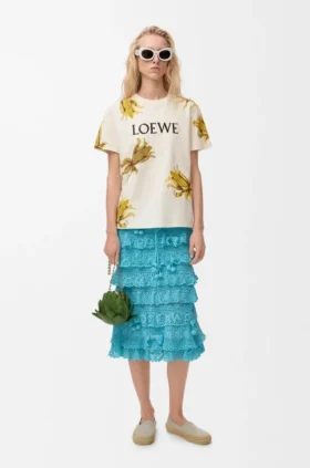 Embellished T-Shirt in Cotton